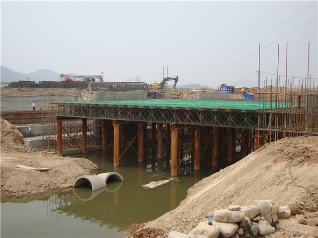 長沙市河西先導區鋼橋及現澆支架平臺